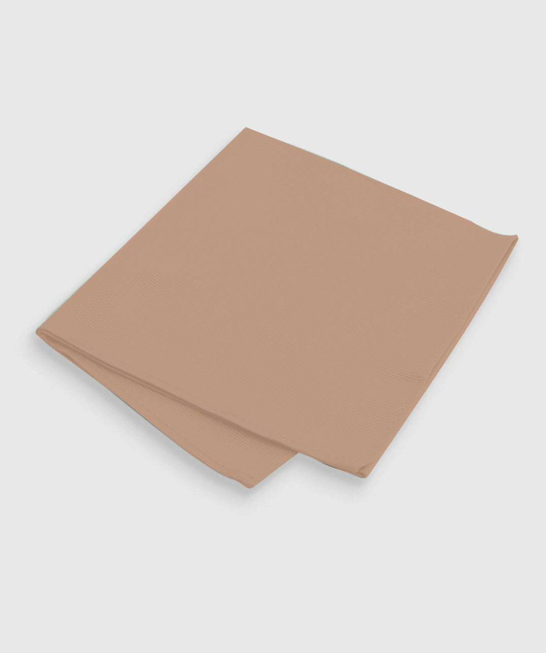 Satin Fabric Pocket Square - Almond