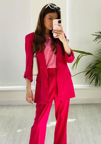 Courtney Blazer in Fuchsia Pink - Outlet
