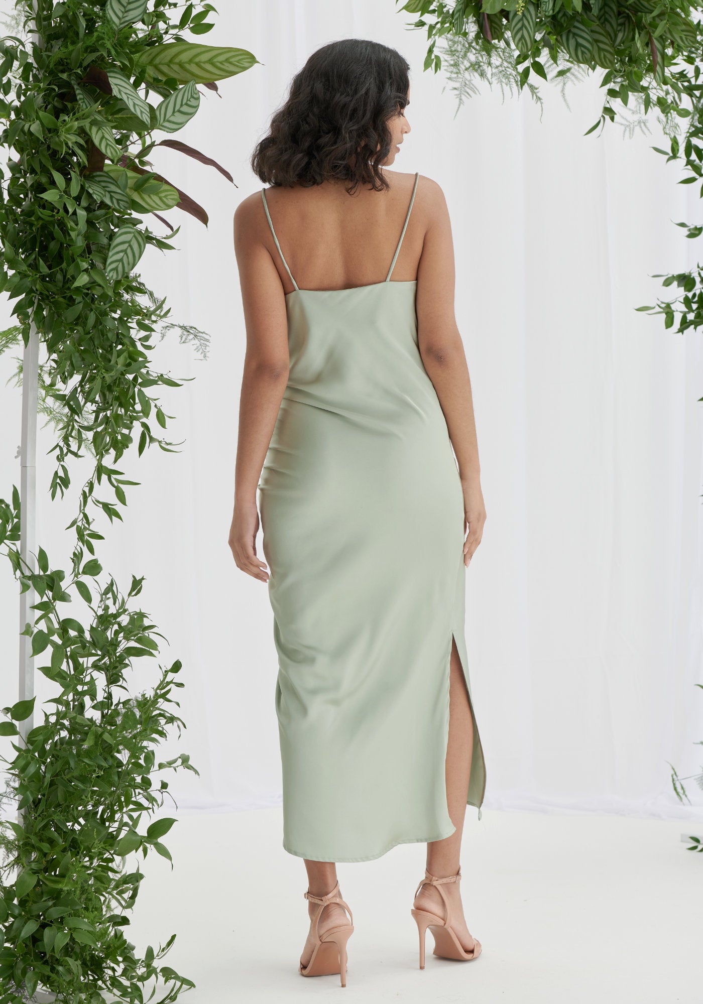 Sage 2025 slip dress